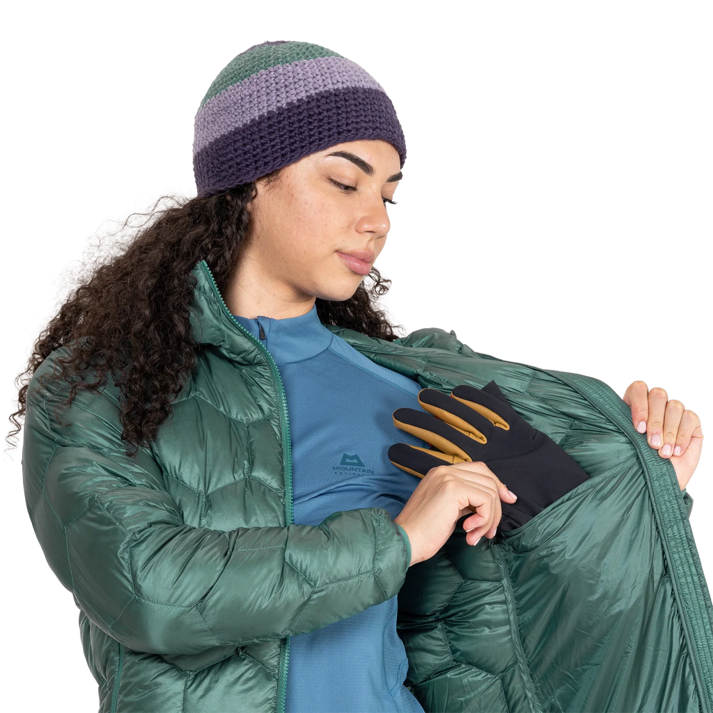 Women's Xenith Hooded Down Jacket - Green
