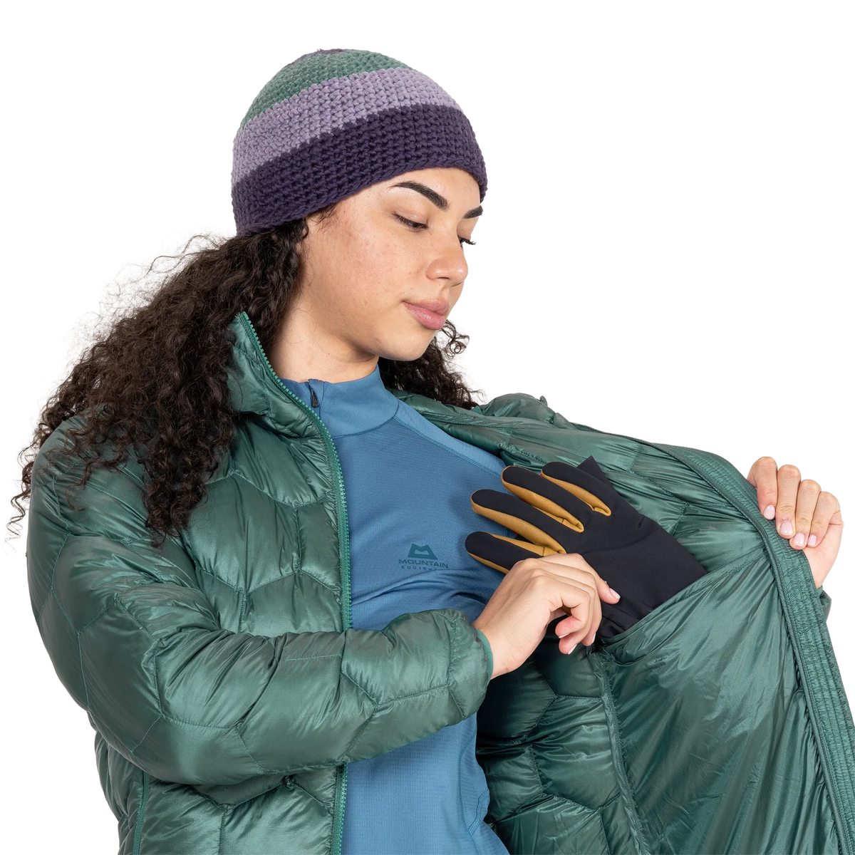 Women's Xenith Hooded Down Jacket - Green