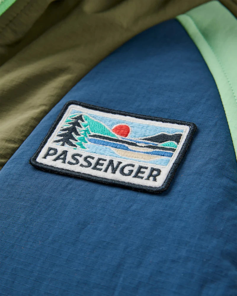 Women's Ocean Insulated 1/2 Zip Jacket - Green / Navy