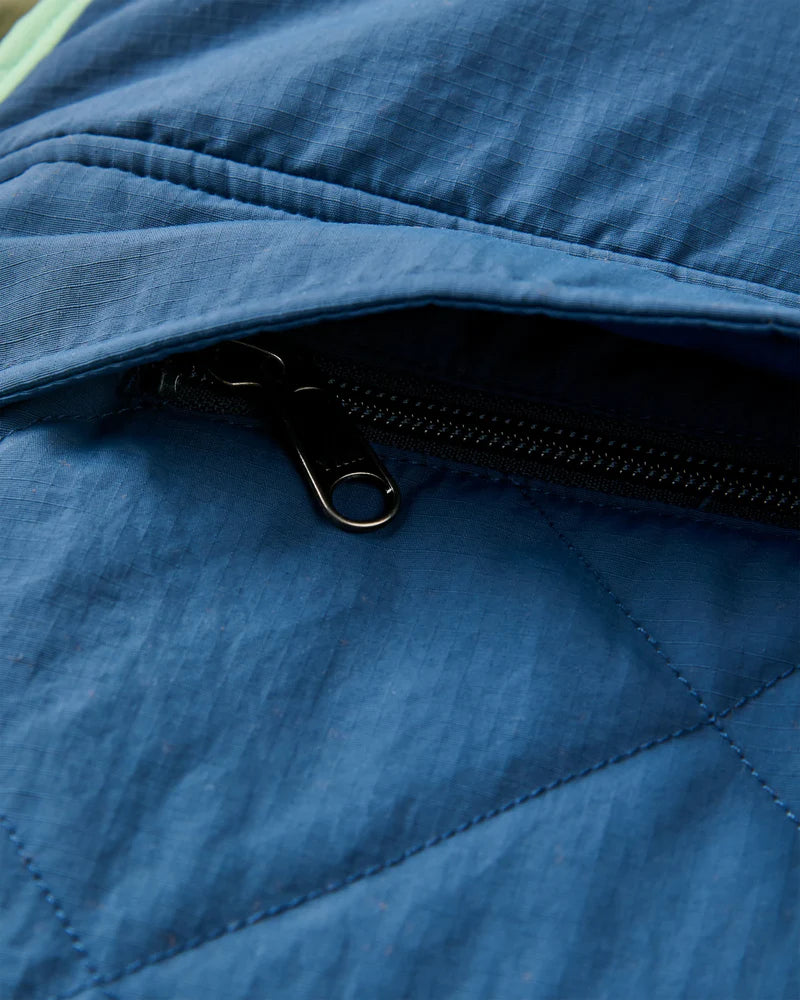 Women's Ocean Insulated 1/2 Zip Jacket - Green / Navy