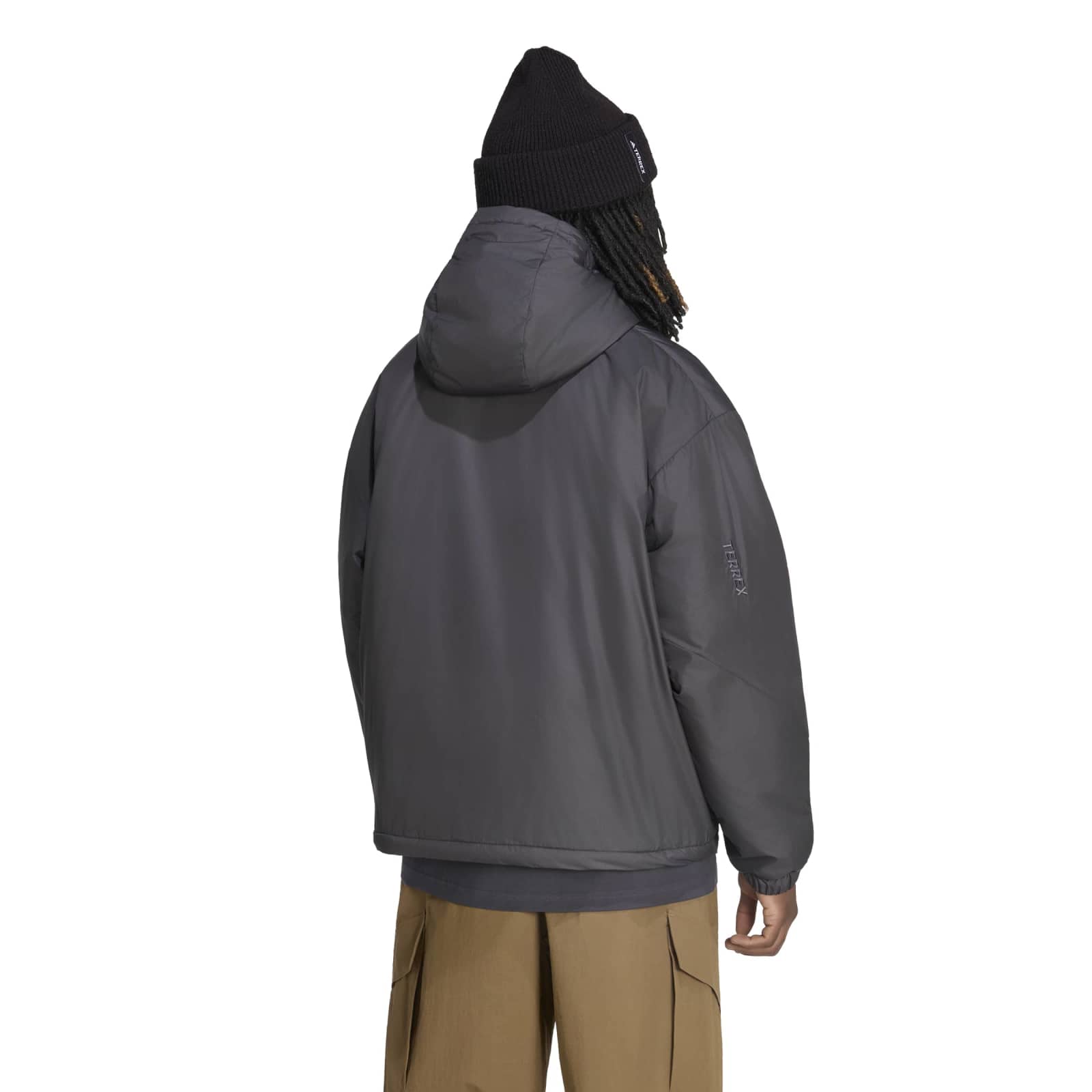 Men's Multi Primaloft Insulated Hooded Jacket - Black