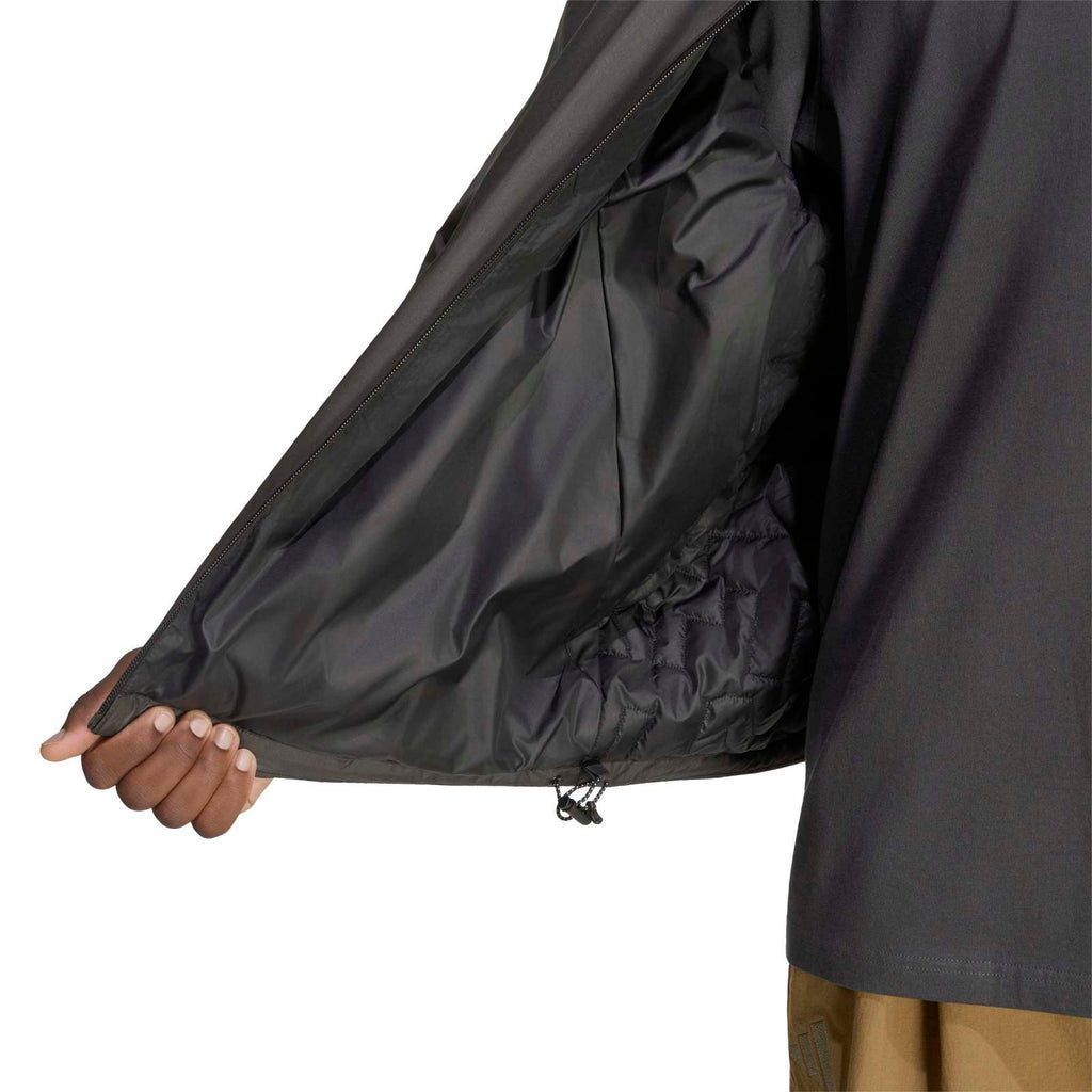 Men's Multi Primaloft Insulated Hooded Jacket - Black