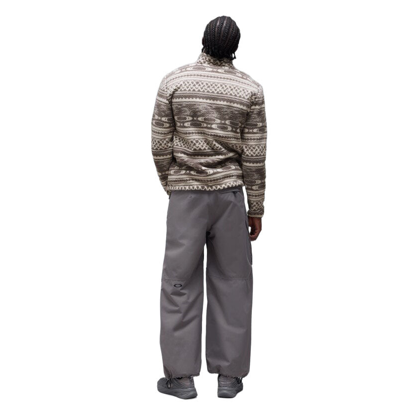 Unisex Snowdrift Mountain Fire Sherpa Fleece - Grey