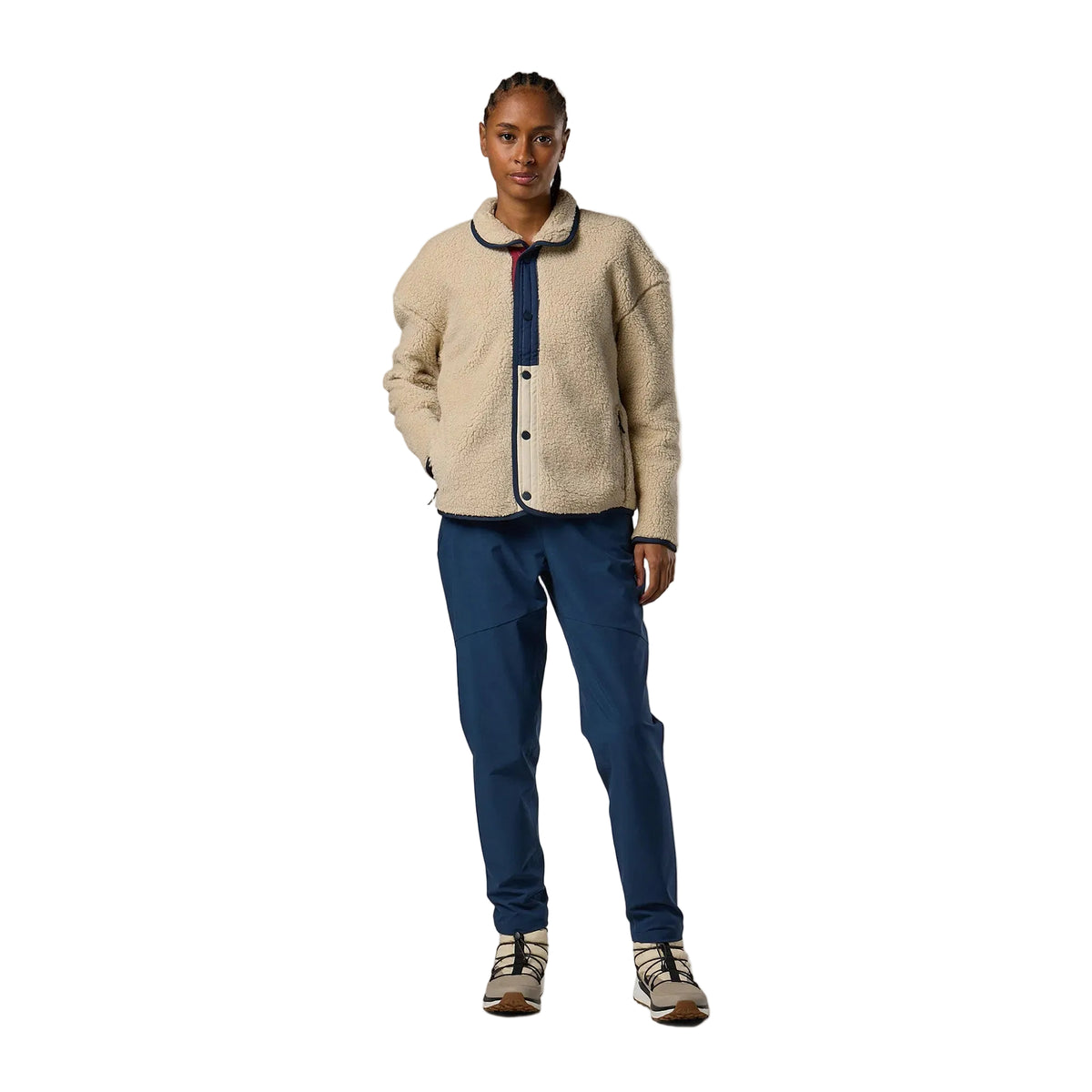 Women's AllTrack Snap Sherpa Jacket - White