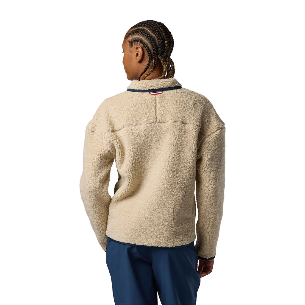 Women's AllTrack Snap Sherpa Jacket - White