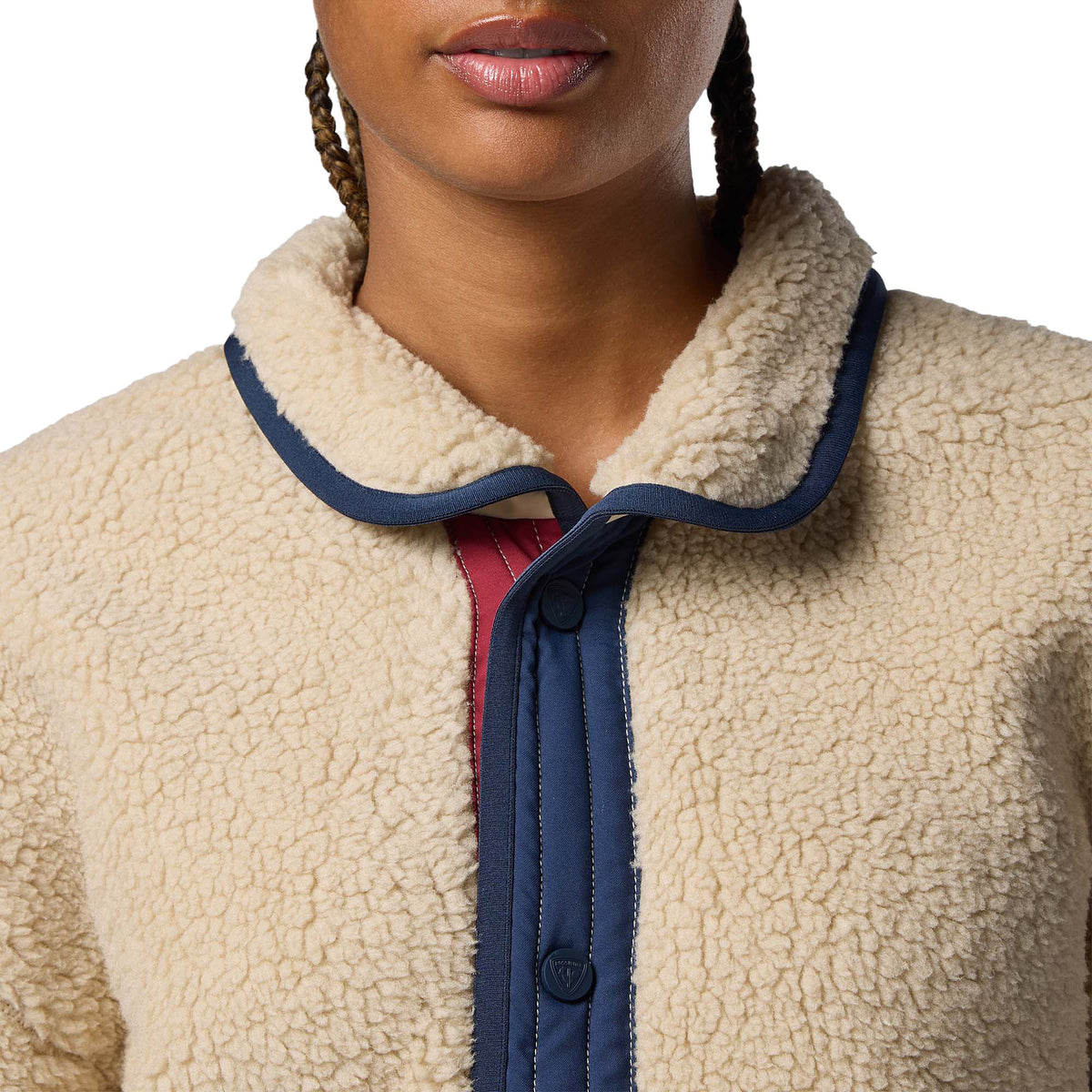 Women's AllTrack Snap Sherpa Jacket - White