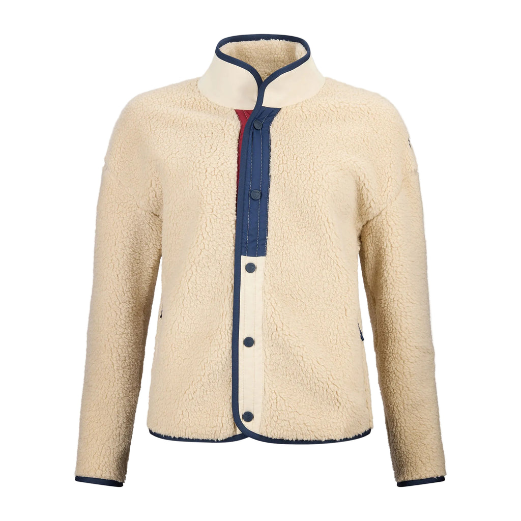 Women's AllTrack Snap Sherpa Jacket - White