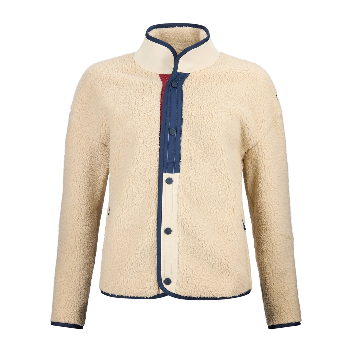 Women's AllTrack Snap Sherpa Jacket - White