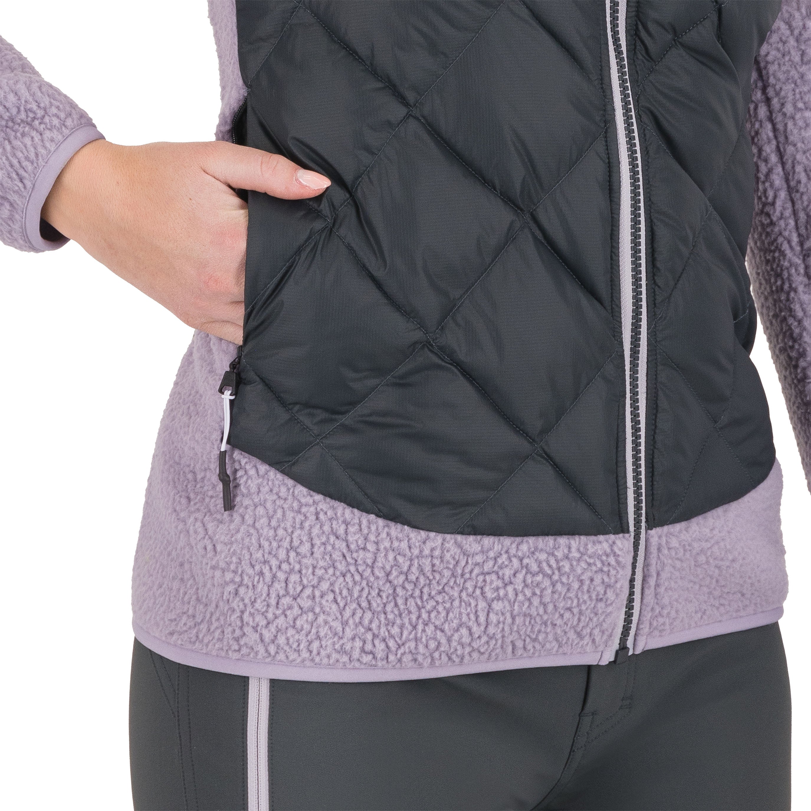 Women's Marmarole Retro Jacket - Grey / Purple