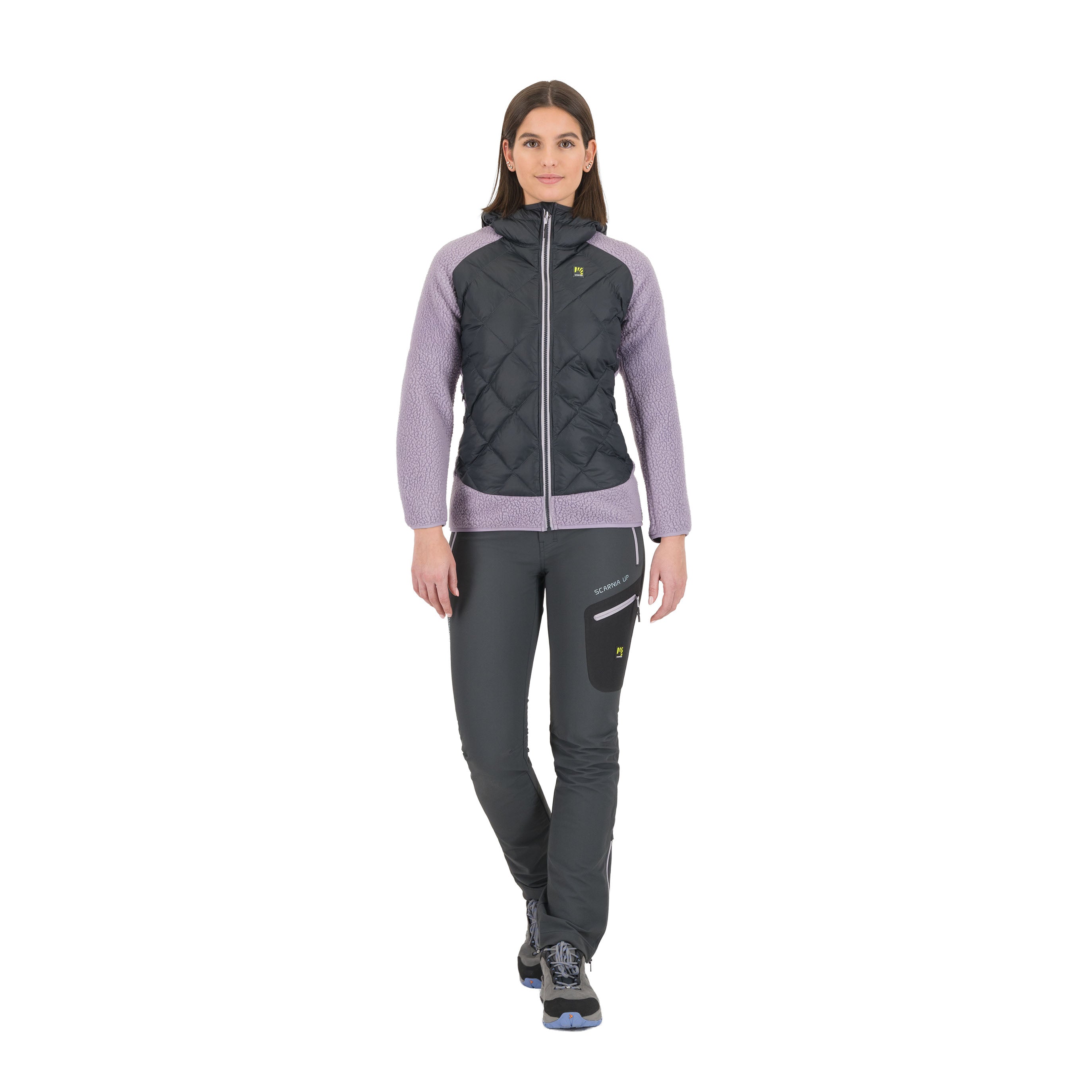 Women's Marmarole Retro Jacket - Grey / Purple