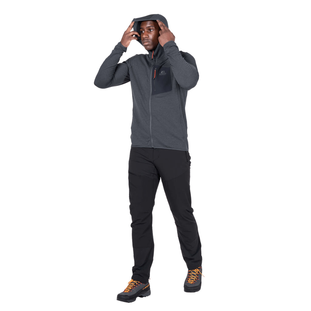 Men's Lumiko Hooded Fleece Jacket - Grey