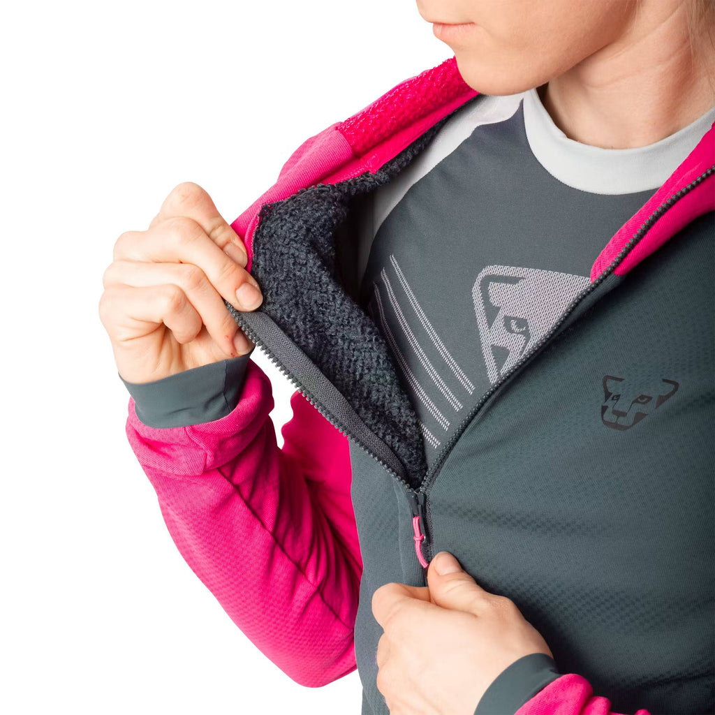 Women's Blacklight Thermal Hooded Jacket - Pink