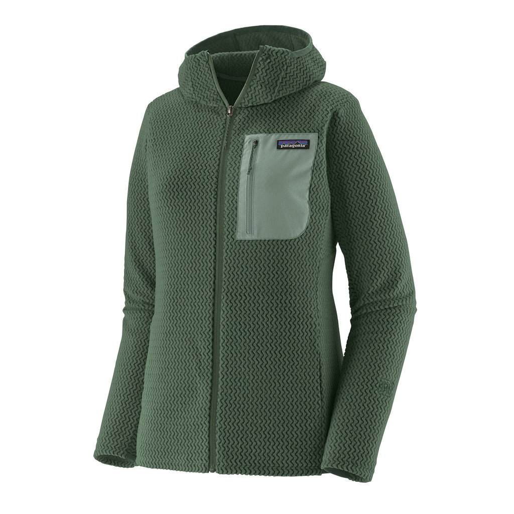 Women's R1 Air Full Zip Hoody - Green