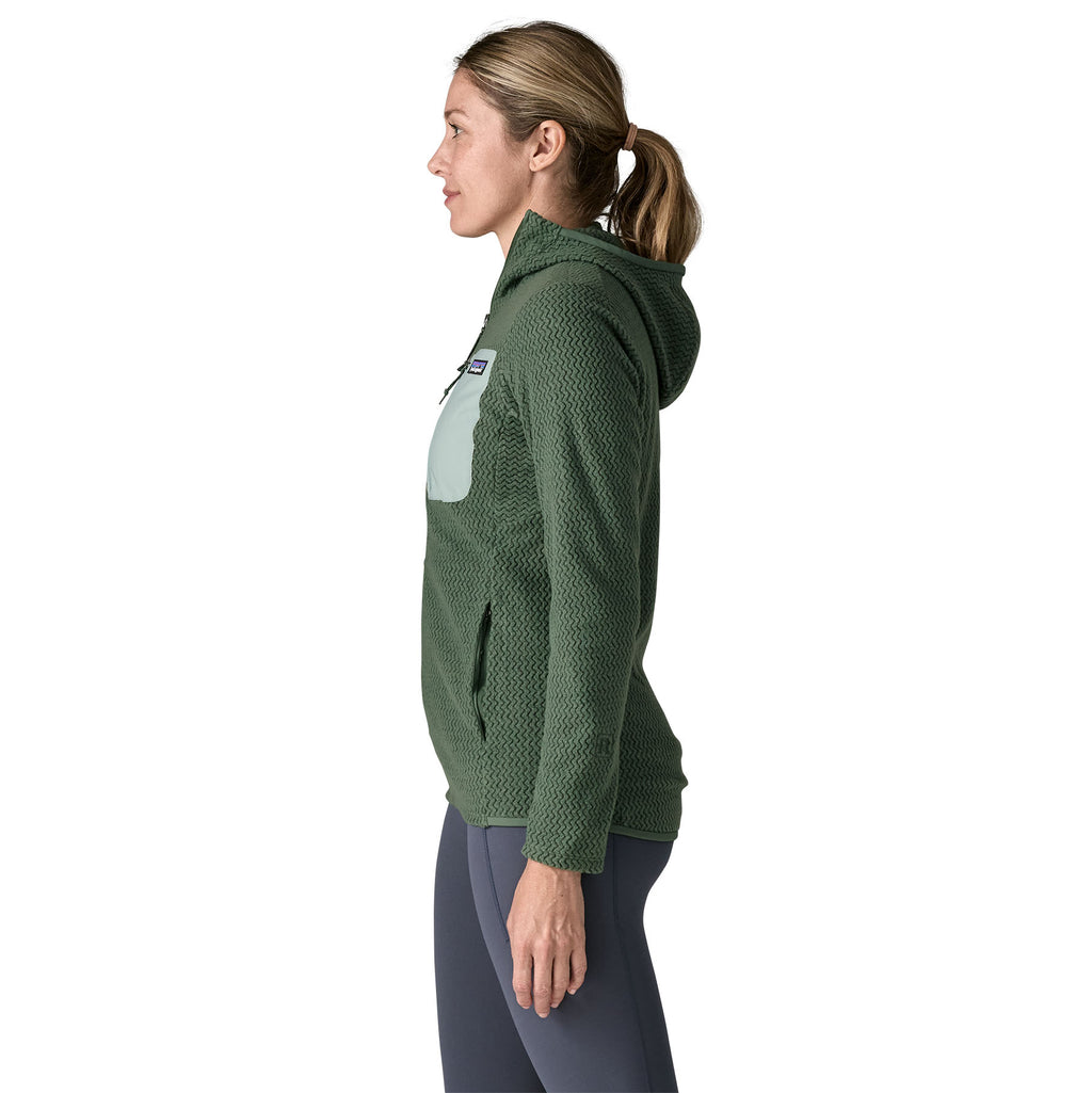 Women's R1 Air Full Zip Hoody - Green