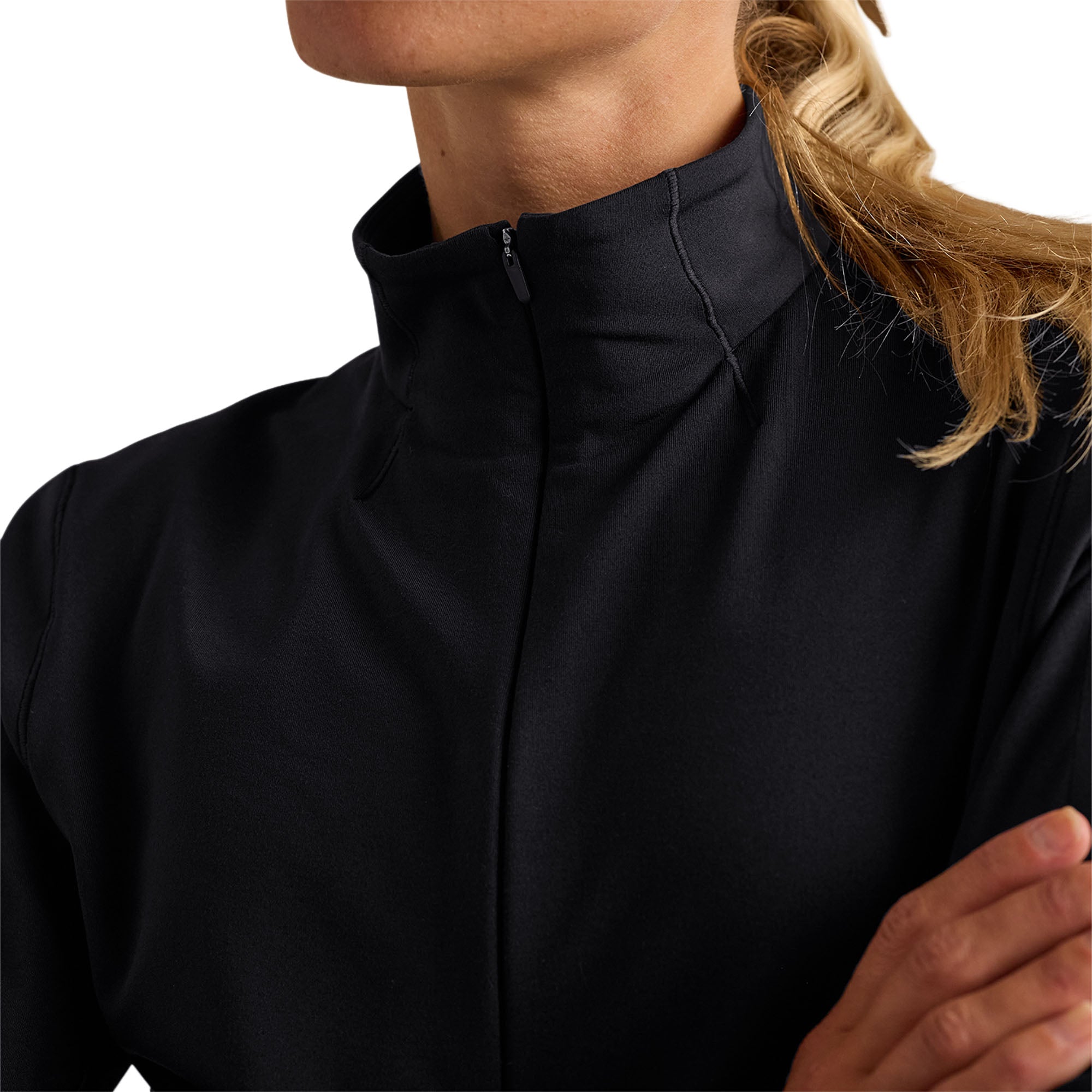 Women’s Rho Zip Neck - Black