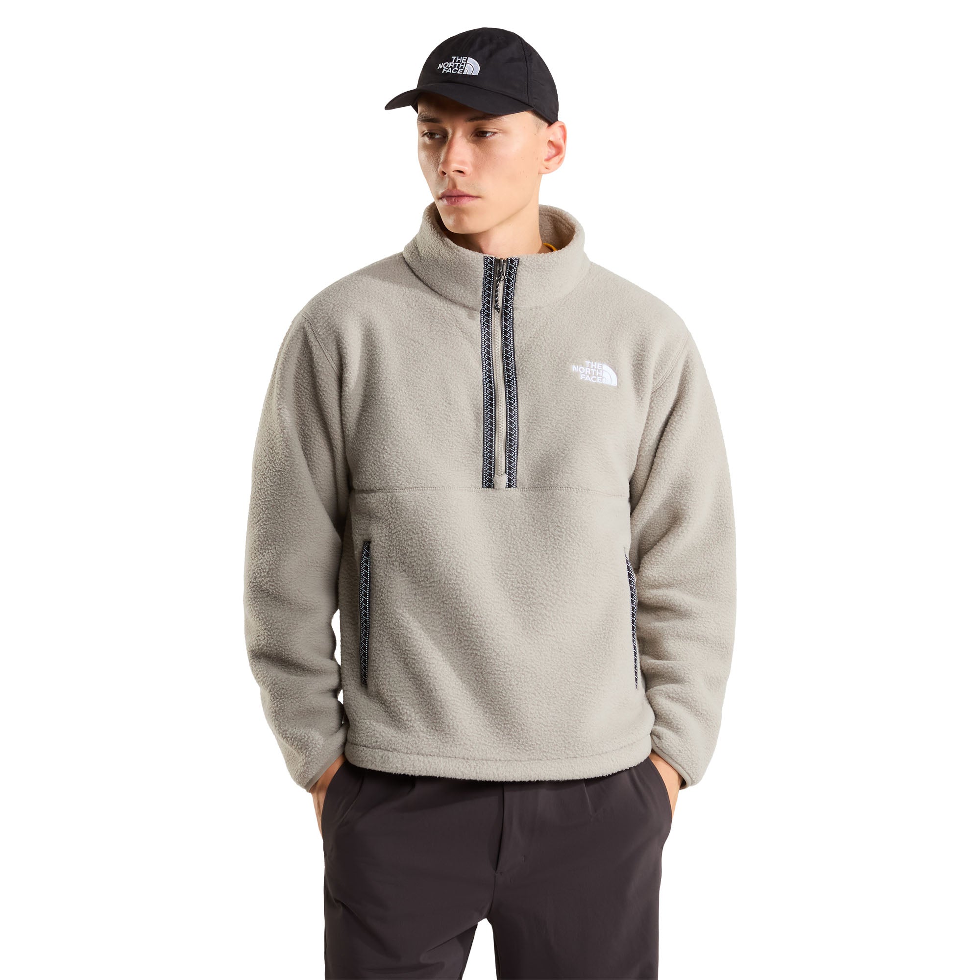 Men's Fleeski 1/4 Zip Pullover Fleece - Grey