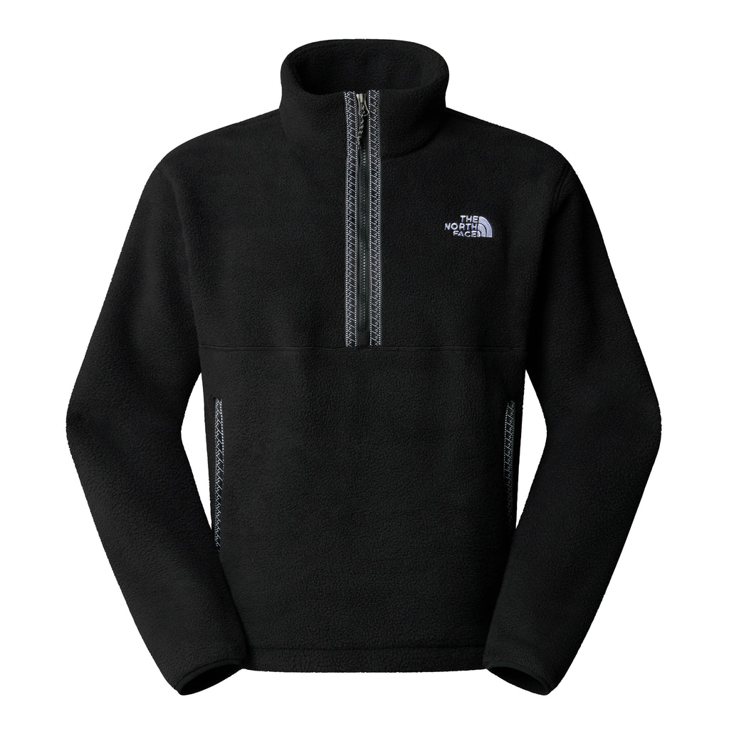 Men's Fleeski 1/4 Zip Pullover Fleece - Black