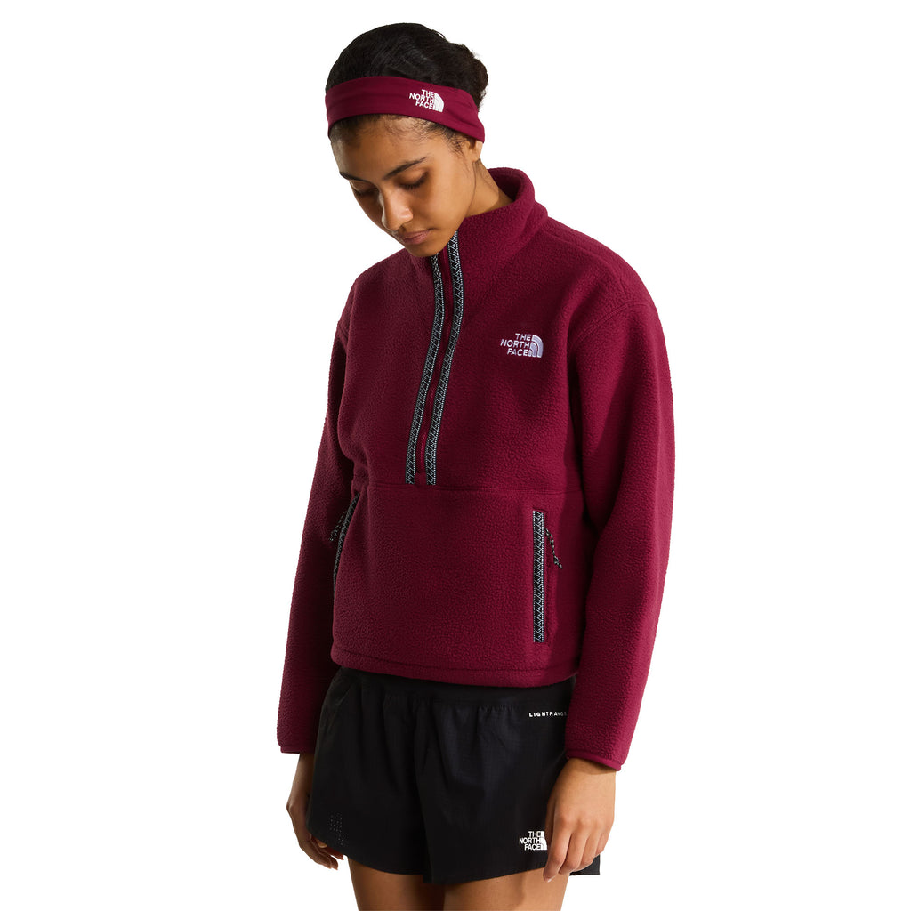 Women's Fleeski 1/4 Zip Pullover Fleece - Red