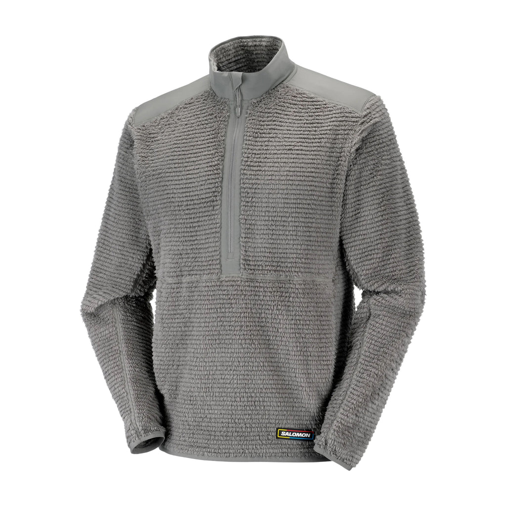 Men's Thernova Half Zip Fleece - Grey
