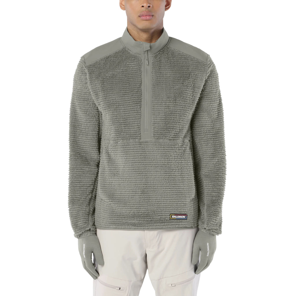 Men's Thernova Half Zip Fleece - Grey