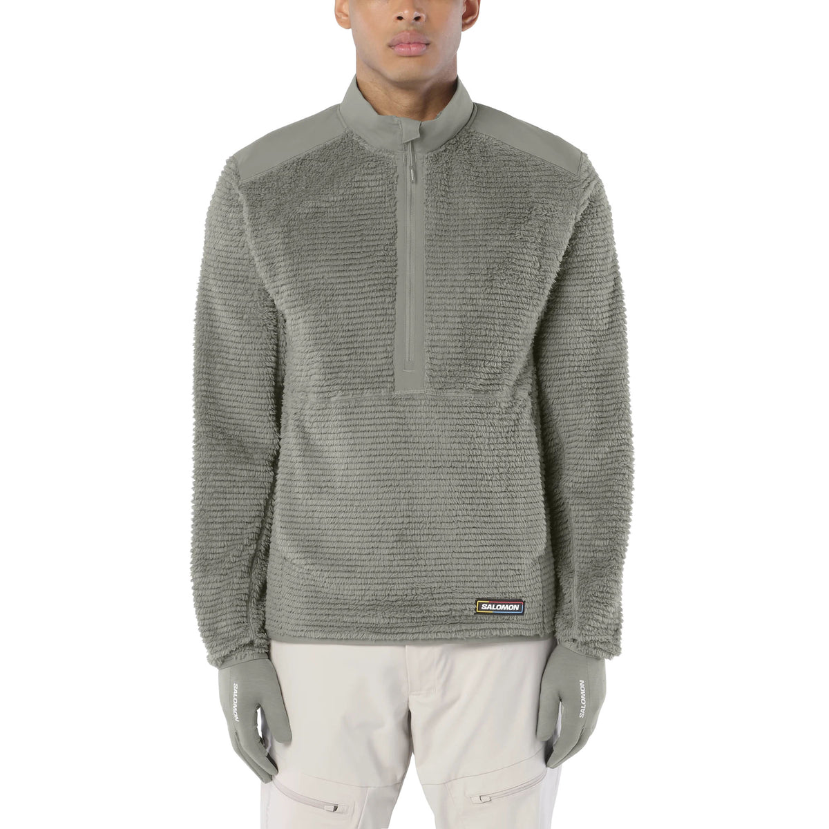 Men's Thernova Half Zip Fleece - Grey