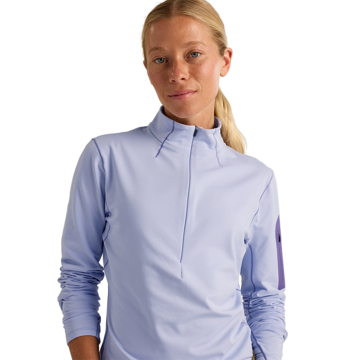 Women's Rho Zip Neck - Kasumi / Blurple