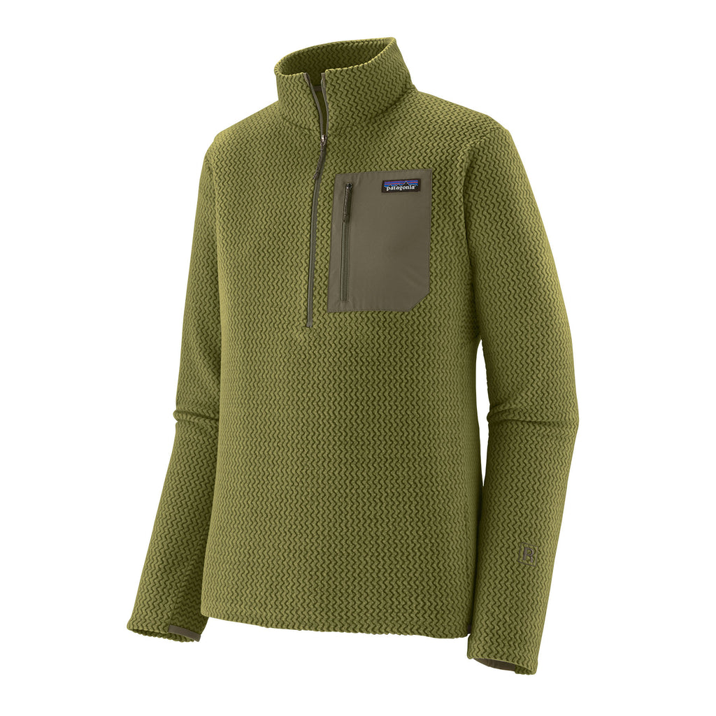 Men's R1 Air 1/2 Zip Neck Fleece - Green