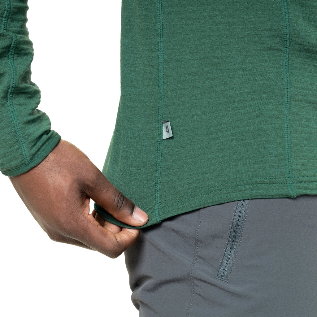 Men's Lumiko Zip-T Top - Green