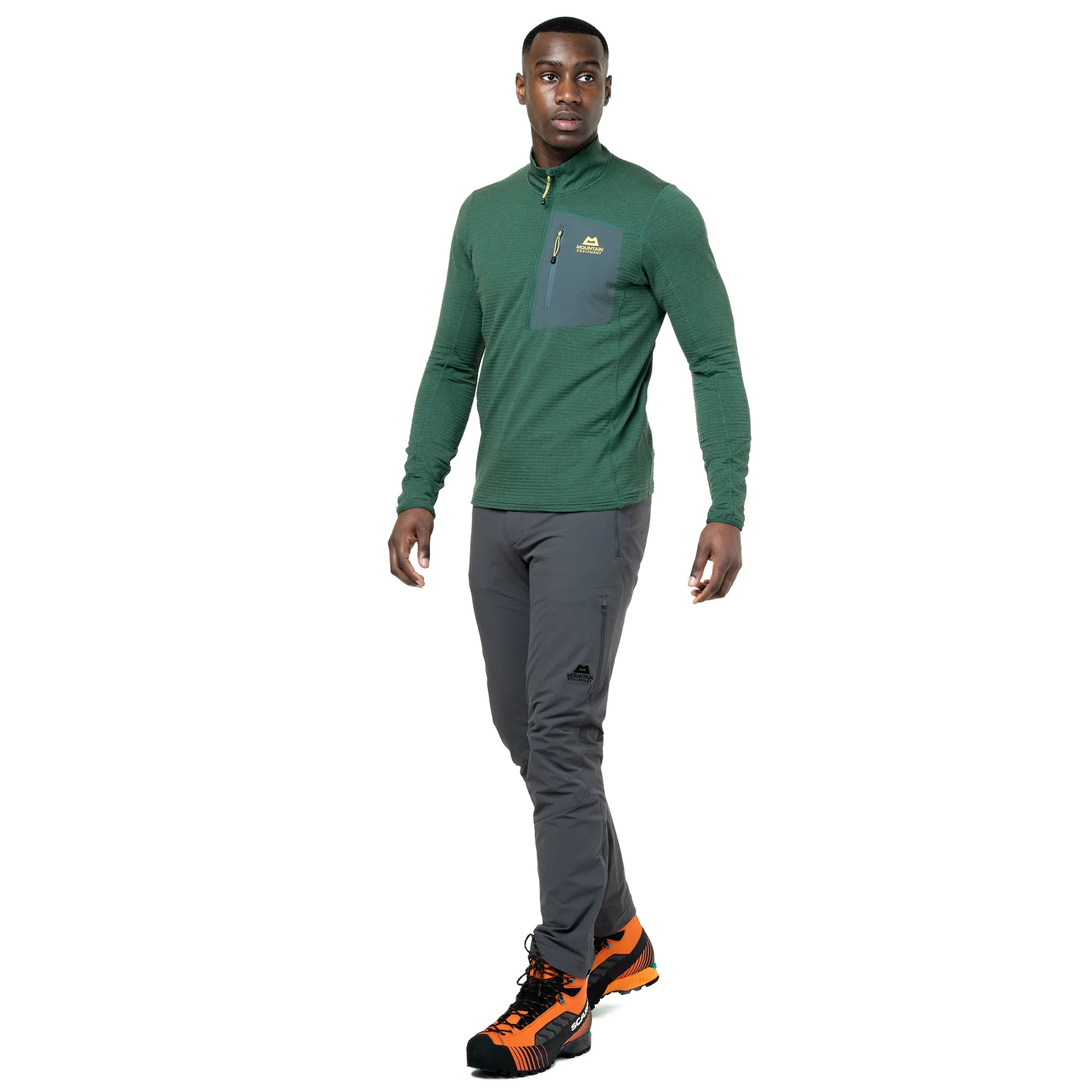 Men's Lumiko Zip-T Top - Green