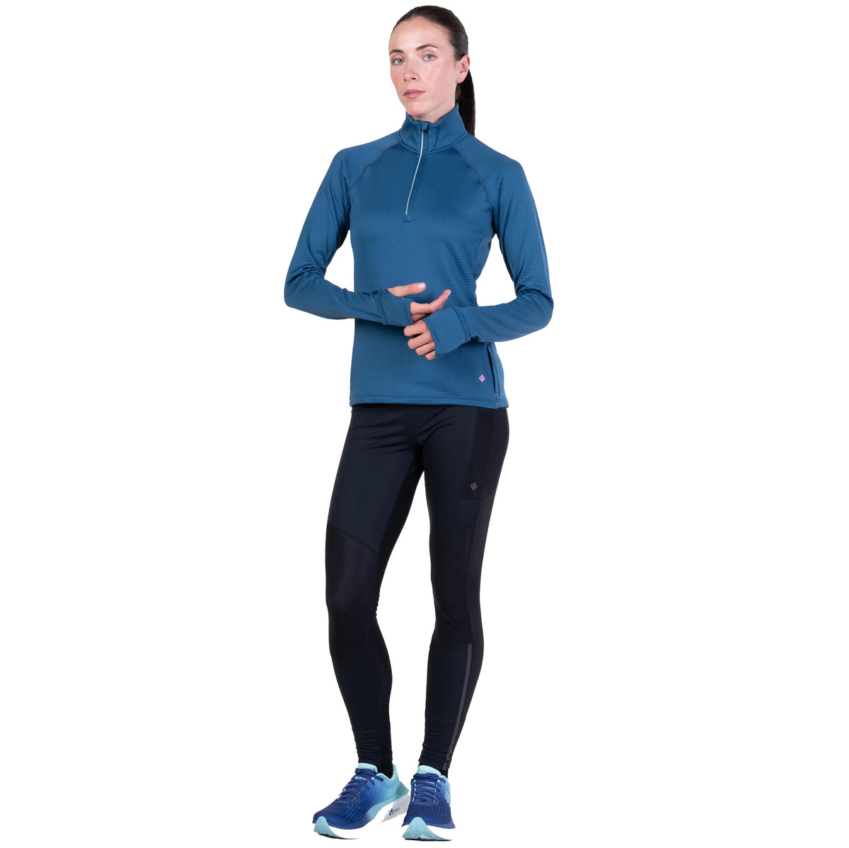 Women's Tech Winter Half-Zip - Blue