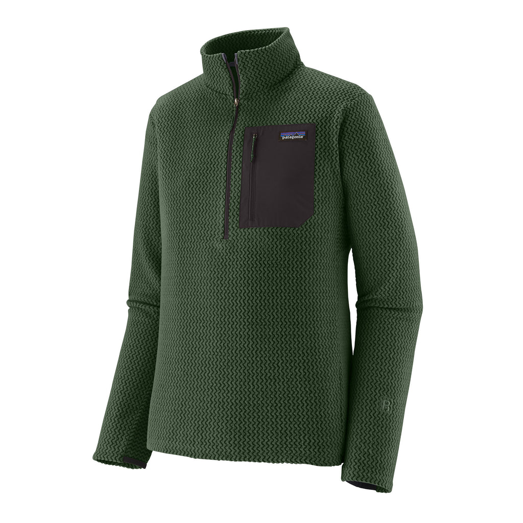 Men's R1 Air 1/2 Zip Neck Fleece - Dark Green