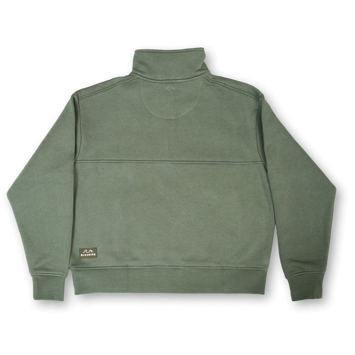 Women's Bracken Cropped 1/4 Zip Crew - Green