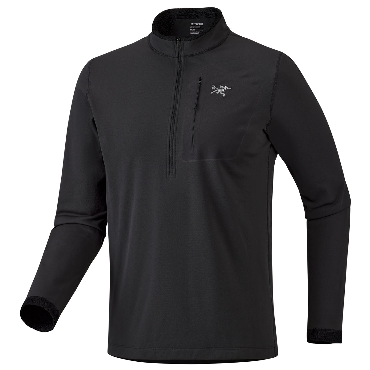 Men's Rho SV Zip Neck - Black