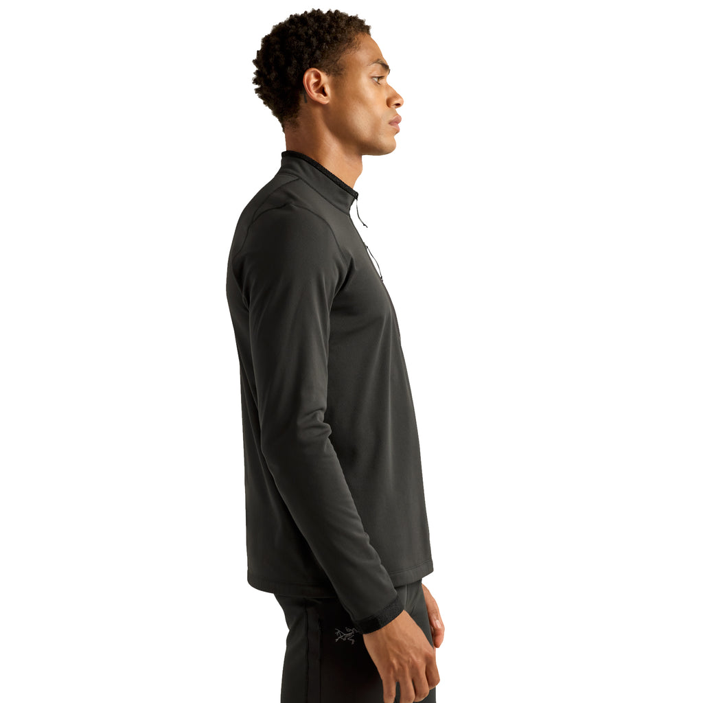 Men's Rho SV Zip Neck - Black
