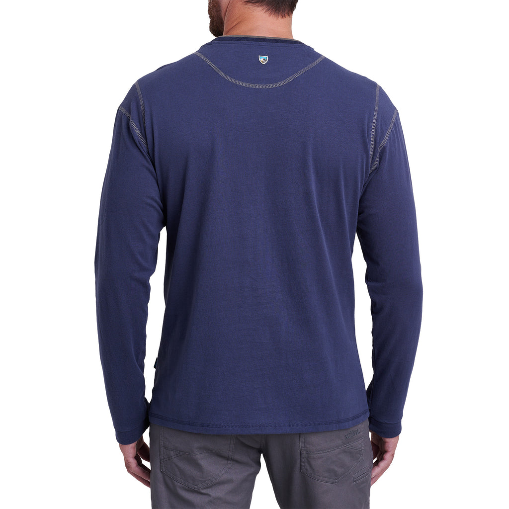 Men's Kommando Crew Long-Sleeve Top - Blue