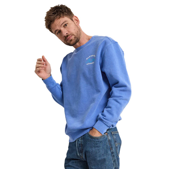 Unisex Horizon Crew Pullover - Blue