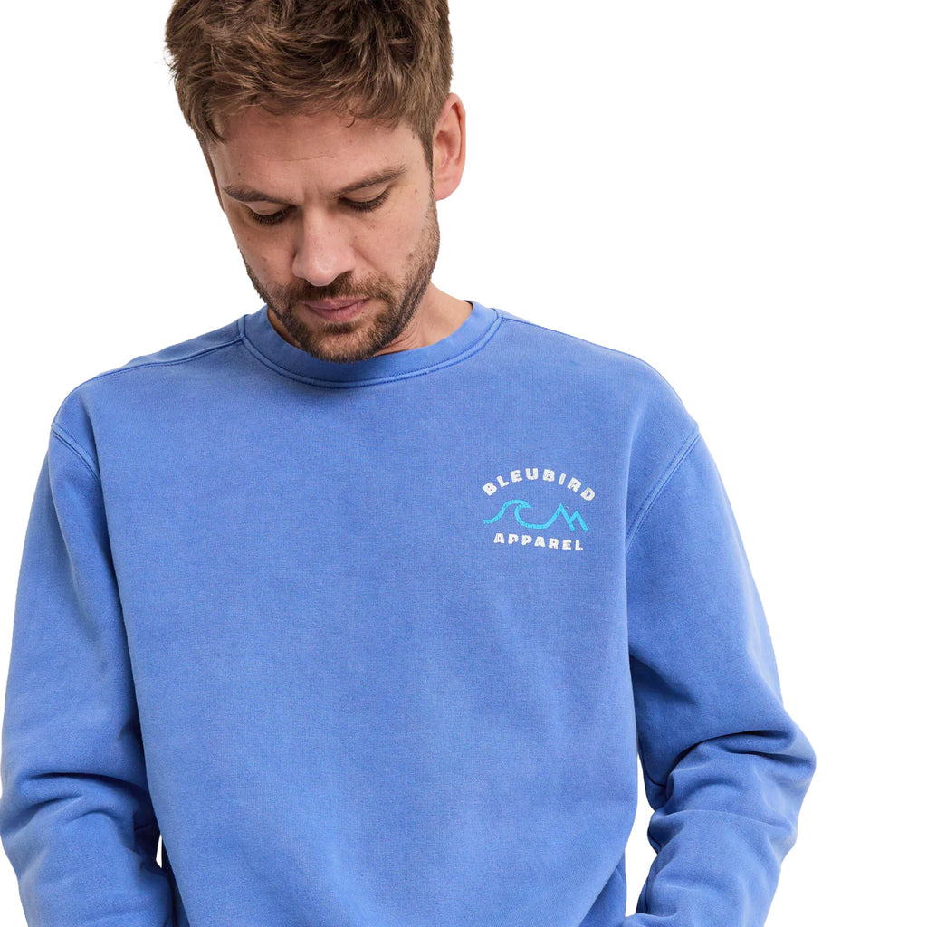 Unisex Horizon Crew Pullover - Blue