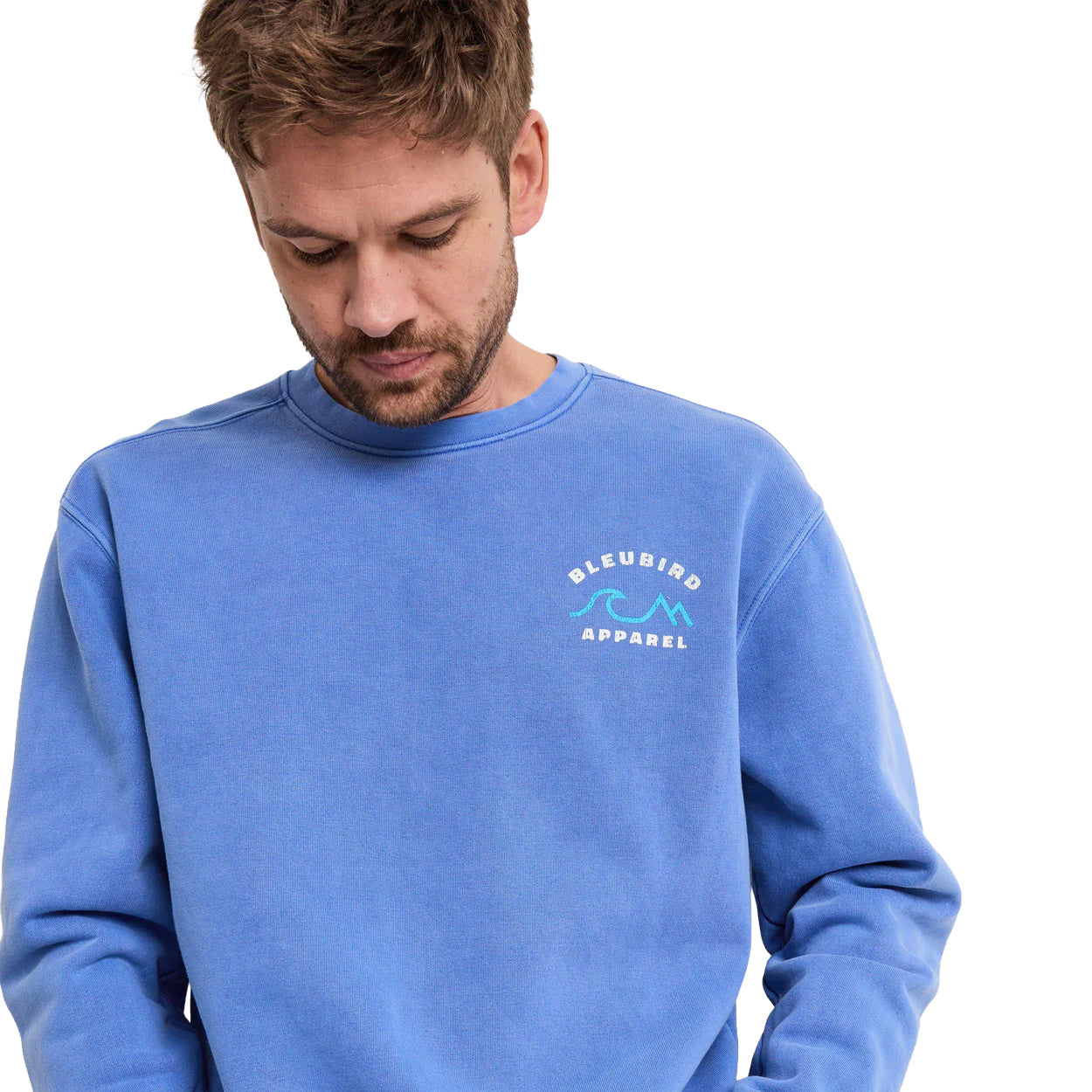 Unisex Horizon Crew Pullover - Blue