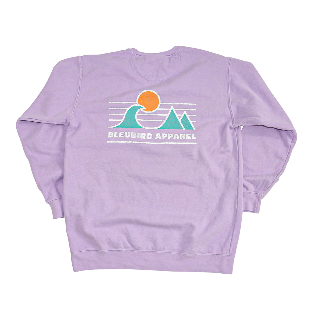 Women's Horizon Crew Pullover - Purple