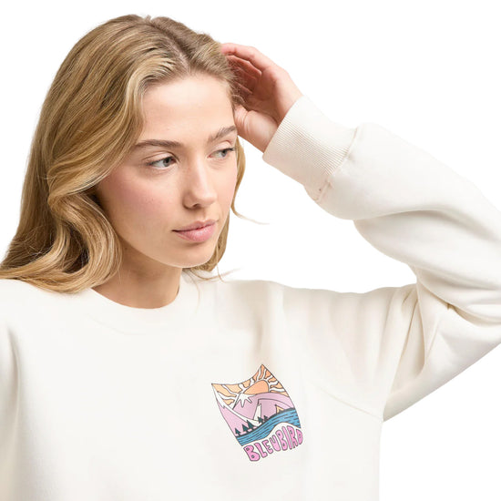 Women's Solace Cropped Crew Top - White