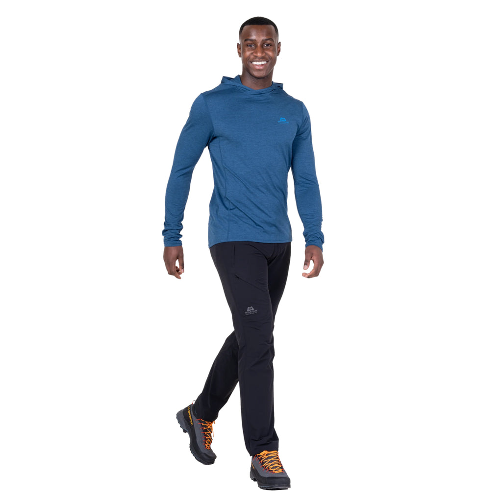 Men's Glace Hooded Top - Blue