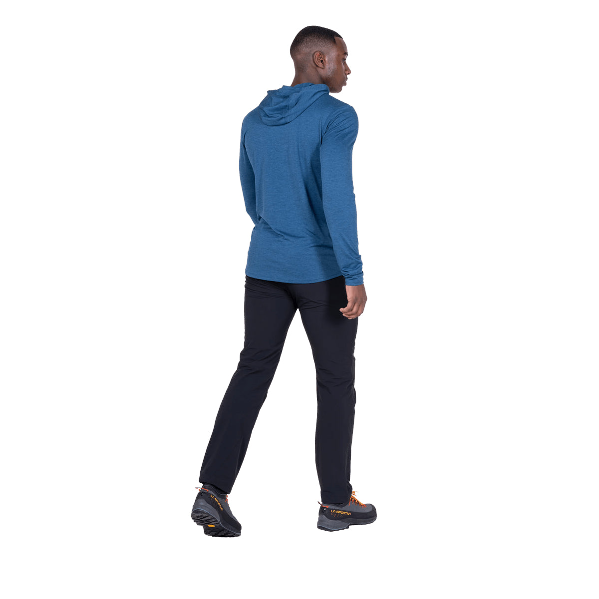 Men's Glace Hooded Top - Blue