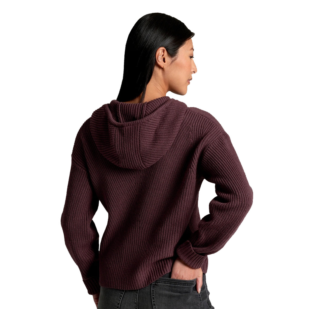 Women's Fireside Sweater Hoody - Purple