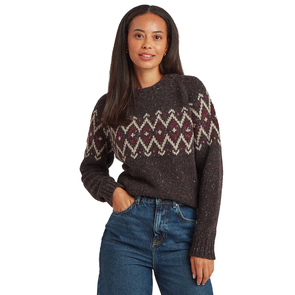 Women's Dumji Crew Sweater - Black