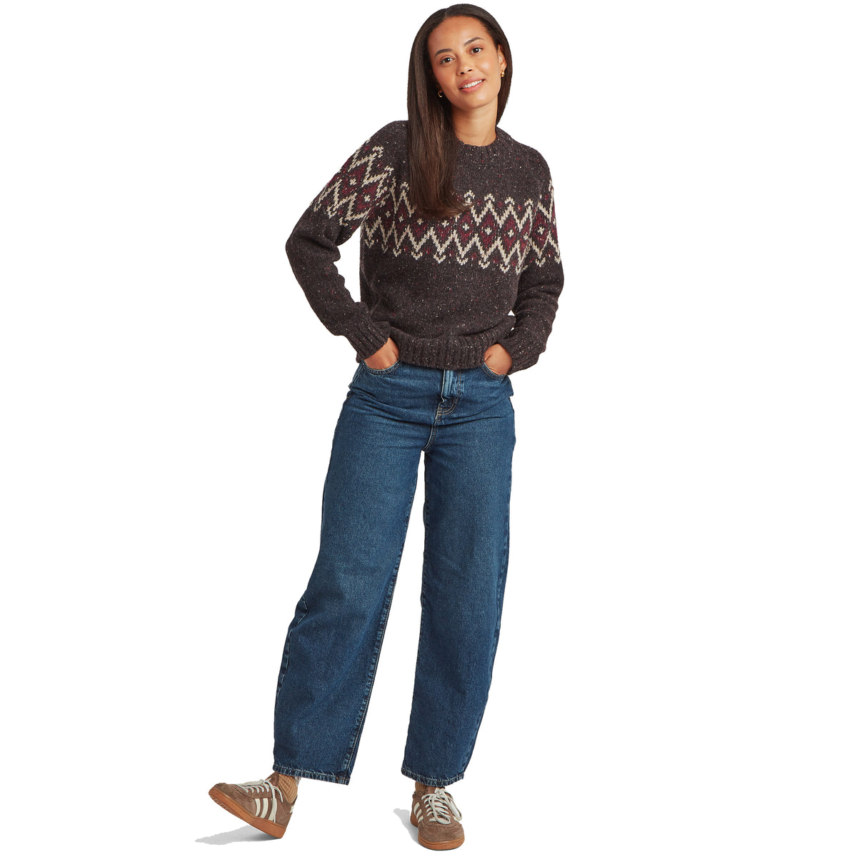 Women's Dumji Crew Sweater - Black