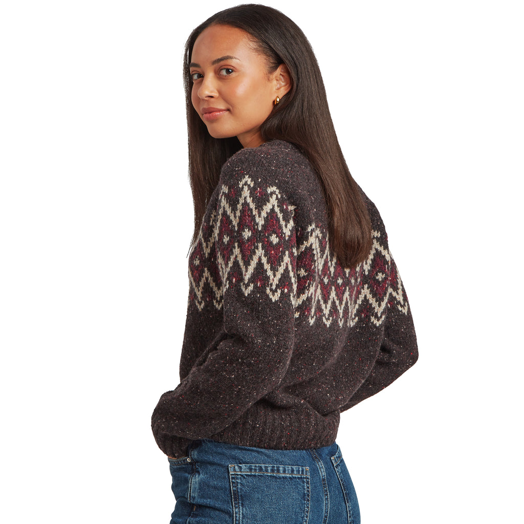 Women's Dumji Crew Sweater - Black