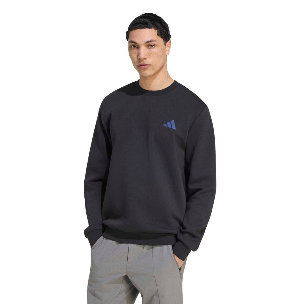 Men's Snow Sport Graphic Crew Sweatshirt - Black