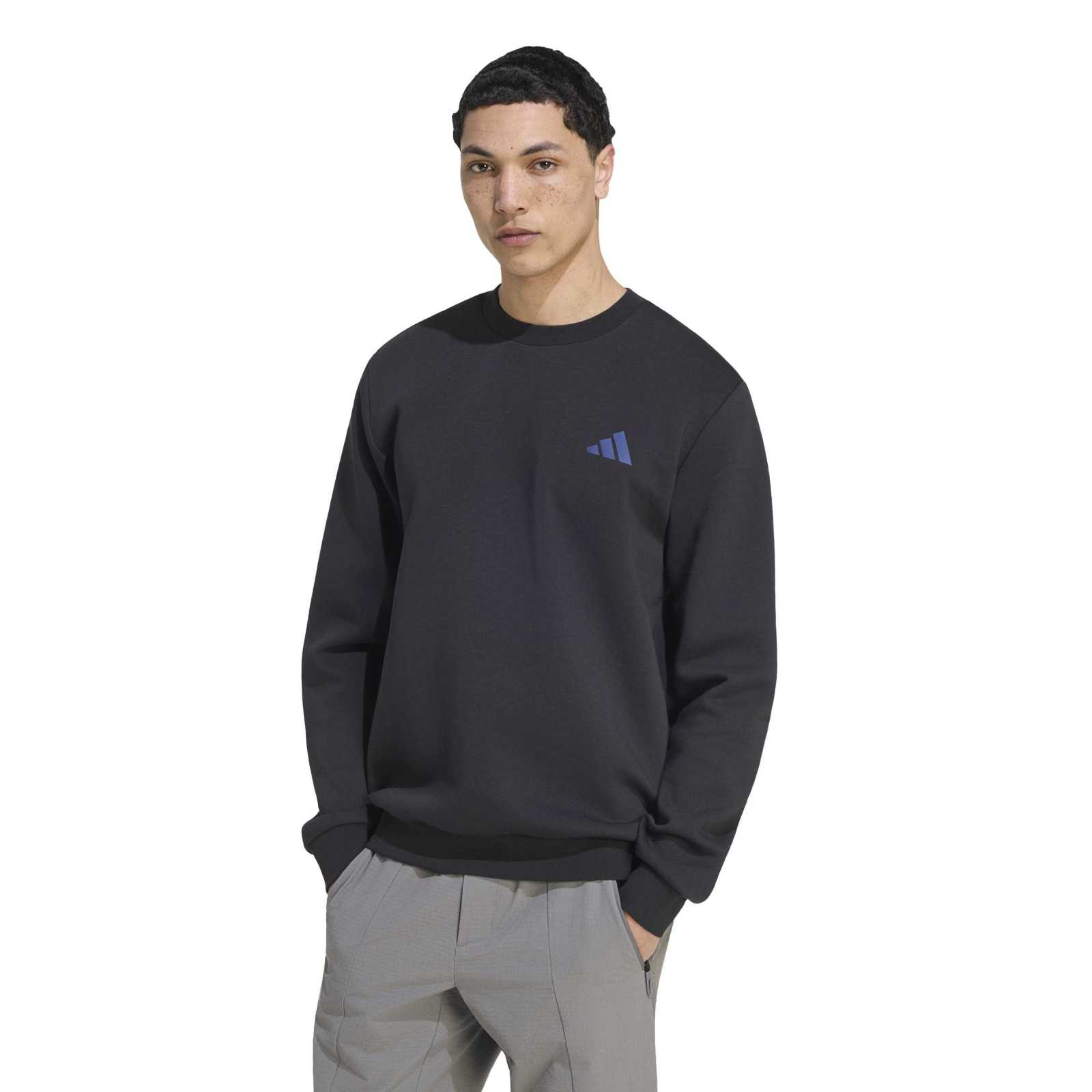 Men's Snow Sport Graphic Crew Sweatshirt - Black