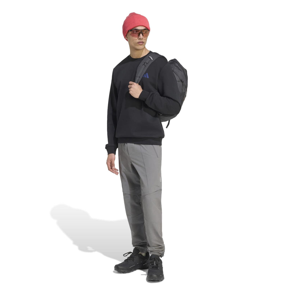 Men's Snow Sport Graphic Crew Sweatshirt - Black