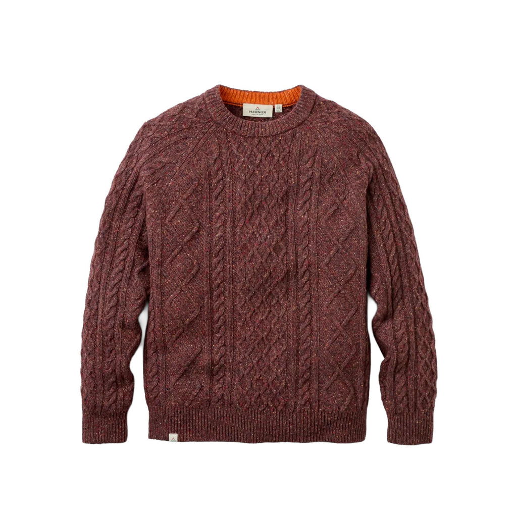 Men’s Sandbar Merino Blend Knitted Jumper - Brown